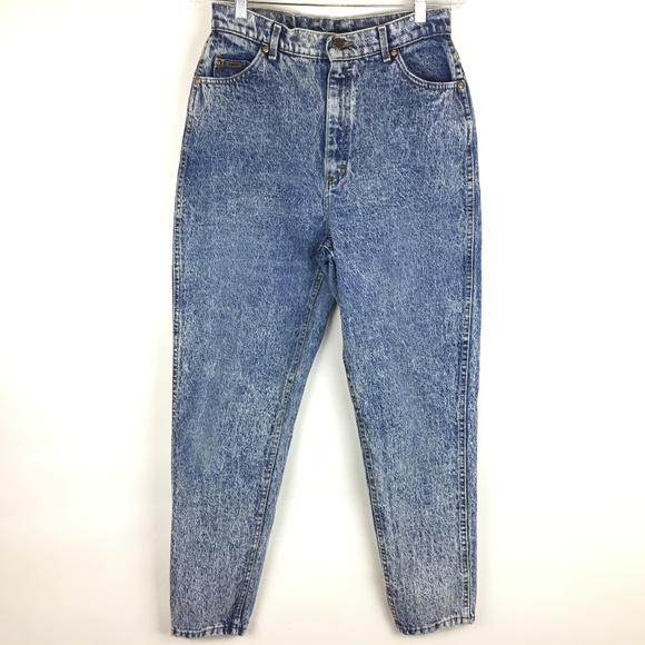 Lee Vintage Jeans Acid Wash High Rise‎ size 14 - Picture 1 of 8